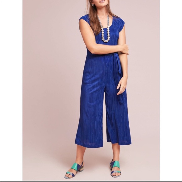 Anthropologie Pants - NWOT Anthropologie Sz 8 Maeve Pleated Jumpsuit